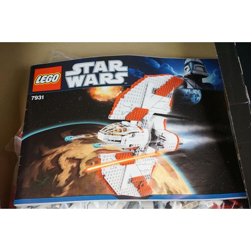 312 - Lego - Three boxed Lego Star Wars sets to include 7965 Millennium Falcon, 75019 AT-TE & 7931 Jedi T-... 