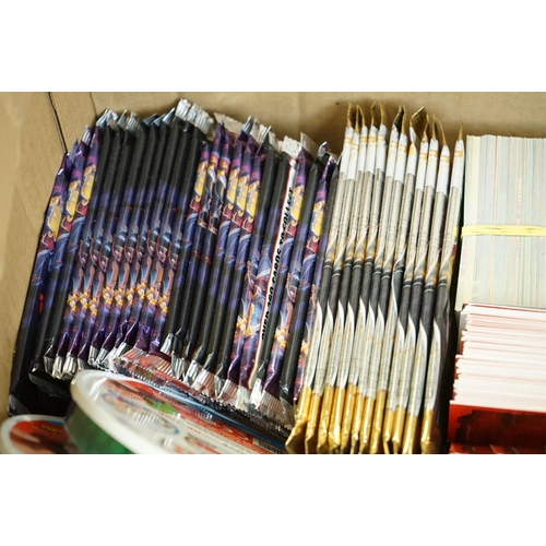 316 - Quantity of Trading Cards & figures featuring 12 x sealed Panini Harry Potter Contact trading cards,... 