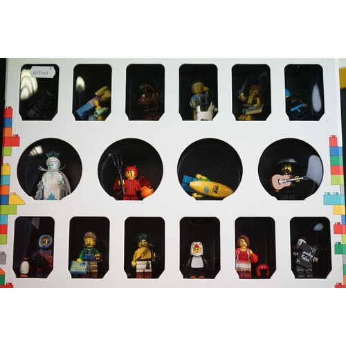 317 - Lego - Eight Lego Mini Figure Collector's Cases featuring 118 Mini figures