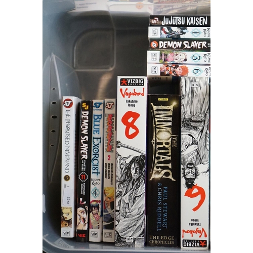 343 - Quantity of Manga Novels featuring Dragon Ball, Fire Punch, Vagabond, Dr Stone, etc plus 9 ps4 games... 