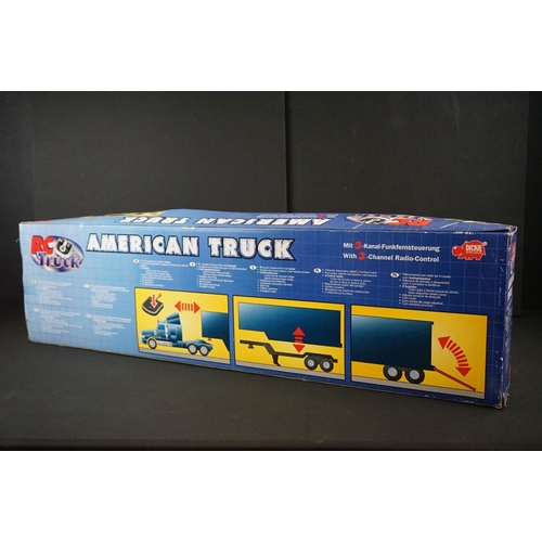 350 - 4 Boxed Radio control vehicles to include Humblebee Helicopter, Trucking Kids Scania Truck, Impact I... 