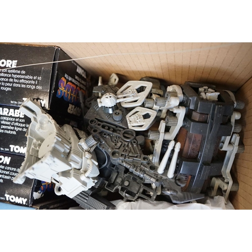 355 - Five part built Tomy Zoids models to include 2 x Giant ZRK, 1 x Great Gorgon, 1 x Mammoth The Destro... 