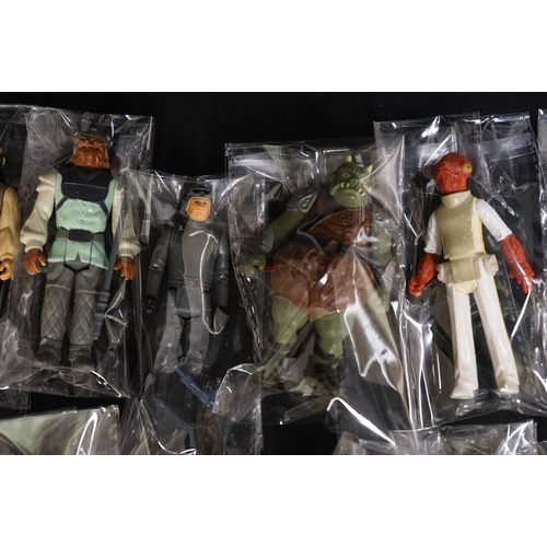 405 - Star Wars - 30 Original figures with appropriate weapons and accessories to include Power Droid, WR5... 