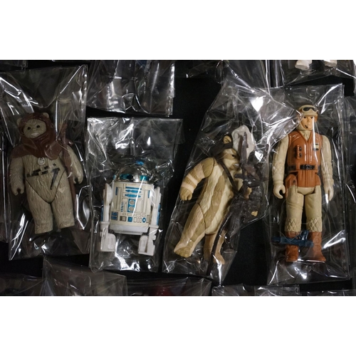 405 - Star Wars - 30 Original figures with appropriate weapons and accessories to include Power Droid, WR5... 