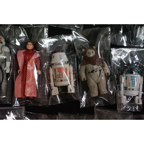 405 - Star Wars - 30 Original figures with appropriate weapons and accessories to include Power Droid, WR5... 