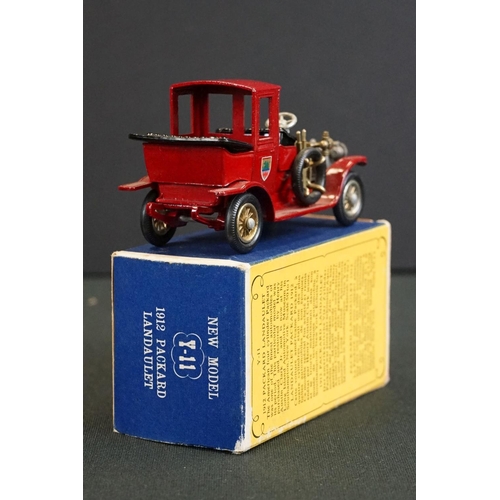 1237 - Eight boxed Matchbox diecast models to include King Size No 5 Foden Truck in yellow, 73 Model A Ford... 