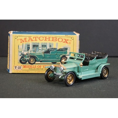 1237 - Eight boxed Matchbox diecast models to include King Size No 5 Foden Truck in yellow, 73 Model A Ford... 