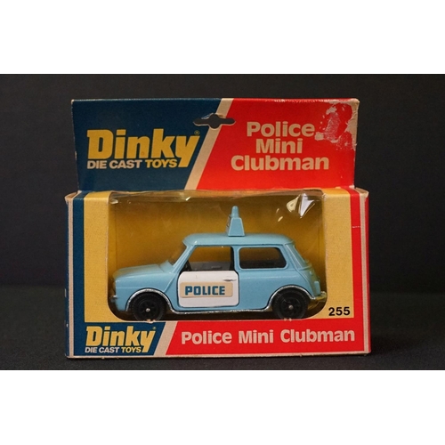 1238 - Eight Boxed Dinky diecast models, police and fire related, to include 195 Fire Chief's Car, 254 Poli... 