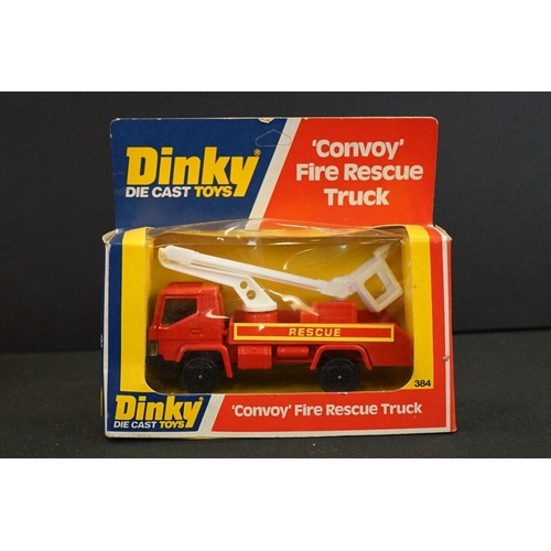 1238 - Eight Boxed Dinky diecast models, police and fire related, to include 195 Fire Chief's Car, 254 Poli... 