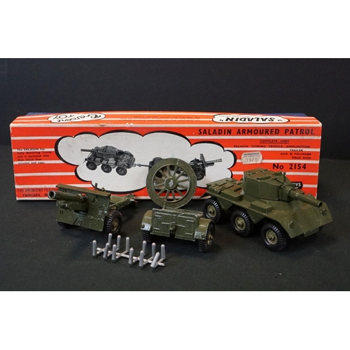 1241 - Three boxed military diecast models to include Britains 9740 17