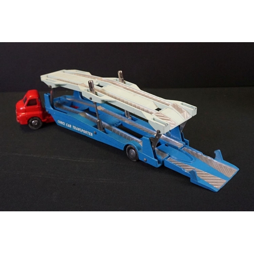 1244 - Boxed Corgi Major 1101 Carrimore Car Transporter diecast model, diecast gd with some paint chips, gd... 