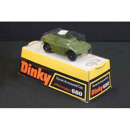 1245 - Six Boxed Dinky military diecast models to include 3 x Speedwheels (682 Stalwart Load Carrier, 681 D... 