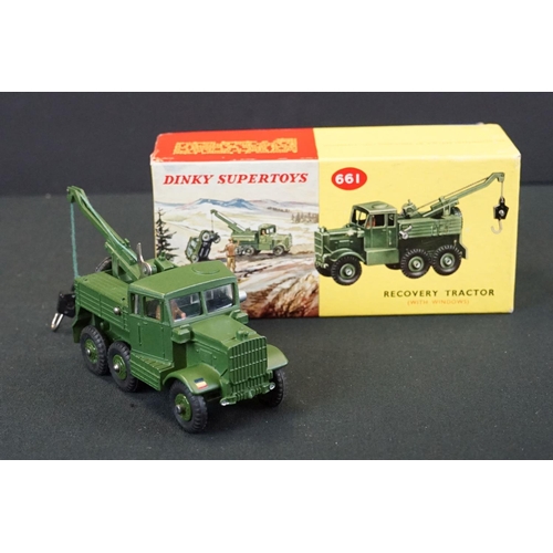 1247 - Four Boxed military diecast models to include 2 x Dinky Supertoys (660 Tank Transporter & 661 Recove... 