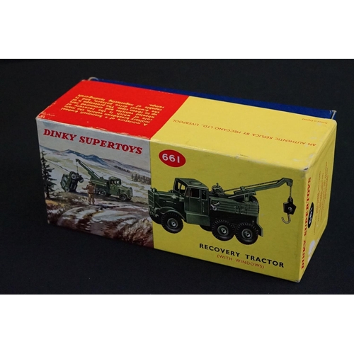 1247 - Four Boxed military diecast models to include 2 x Dinky Supertoys (660 Tank Transporter & 661 Recove... 