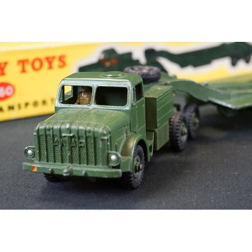 1247 - Four Boxed military diecast models to include 2 x Dinky Supertoys (660 Tank Transporter & 661 Recove... 