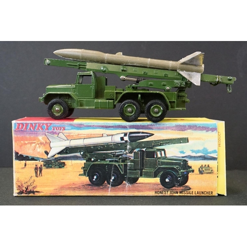 1248 - Four Boxed Dinky military diecast models to include a 697 25-Pounder Field Gun Set, 693 7.2 Howitzer... 