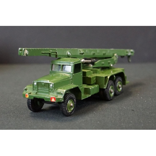 1248 - Four Boxed Dinky military diecast models to include a 697 25-Pounder Field Gun Set, 693 7.2 Howitzer... 