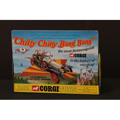 1249 - Three boxed Corgi Chitty Chitty Bang Bang diecast models to include 98751, Originals 1992 example an... 