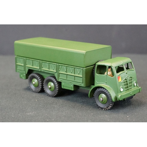 1253 - Three Boxed Dinky Supertoys military diecast models to include a 642 Pressure Refueller, 651 Centuri... 