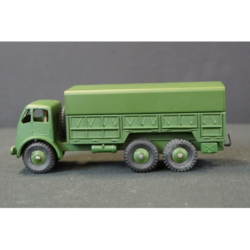 1253 - Three Boxed Dinky Supertoys military diecast models to include a 642 Pressure Refueller, 651 Centuri... 