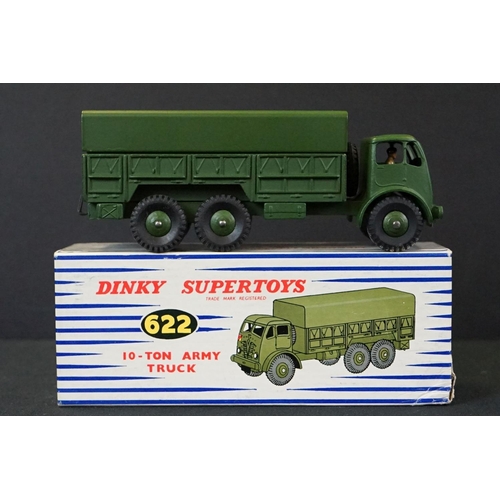 1253 - Three Boxed Dinky Supertoys military diecast models to include a 642 Pressure Refueller, 651 Centuri... 