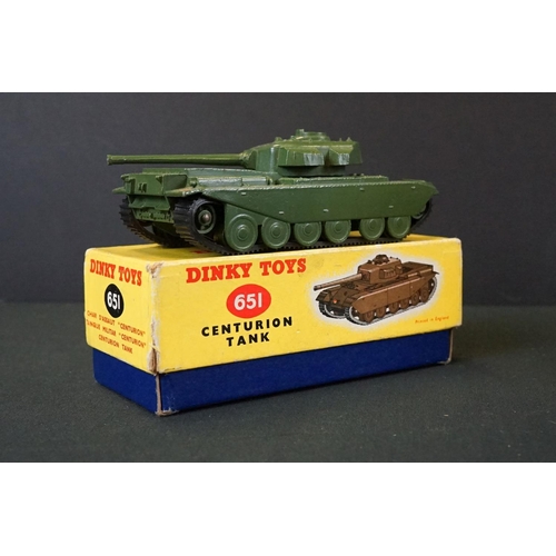 1254 - 10 Boxed Dinky military diecast models to include a 643 Army Water Tanker, 621 3-Ton Army Wagon, 651... 