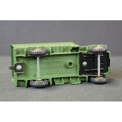 1254 - 10 Boxed Dinky military diecast models to include a 643 Army Water Tanker, 621 3-Ton Army Wagon, 651... 