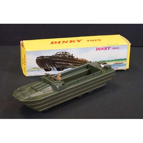 1256 - Six Boxed Dinky French military diecast models to include 813 Canon De 155 Automoteur, 814 AML Panha... 