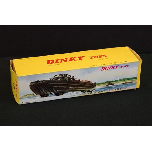 1256 - Six Boxed Dinky French military diecast models to include 813 Canon De 155 Automoteur, 814 AML Panha... 