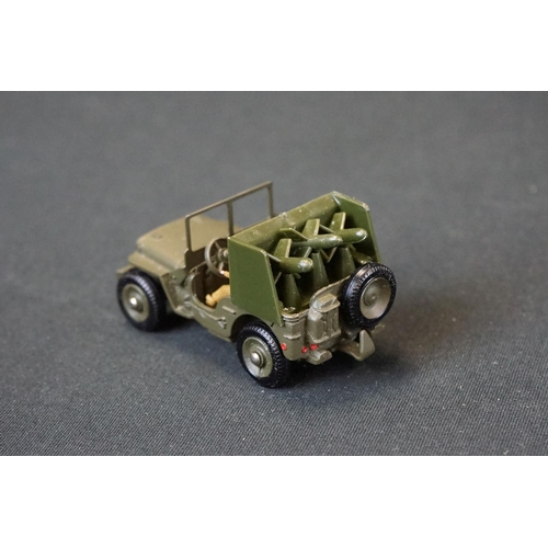 1256 - Six Boxed Dinky French military diecast models to include 813 Canon De 155 Automoteur, 814 AML Panha... 