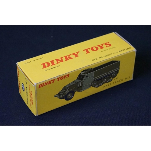 1257 - Seven Boxed Dinky military diecast models to include 2 x 677 Armoured Command Vehicles, 822 Half-Tra... 