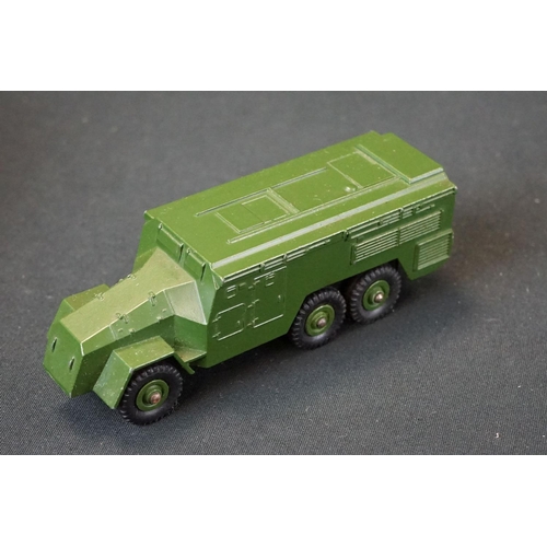 1257 - Seven Boxed Dinky military diecast models to include 2 x 677 Armoured Command Vehicles, 822 Half-Tra... 