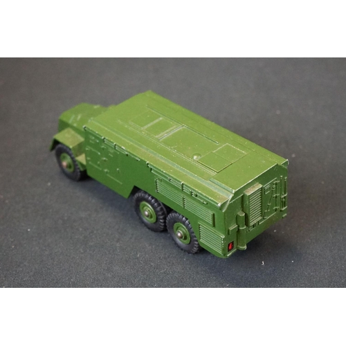 1257 - Seven Boxed Dinky military diecast models to include 2 x 677 Armoured Command Vehicles, 822 Half-Tra... 