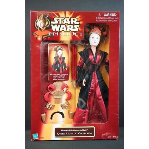 219 - Seven boxed dolls to include 2 x Star Wars (Hidden Majesty Queen Amildala & Ultimate Hair Queen Amid... 