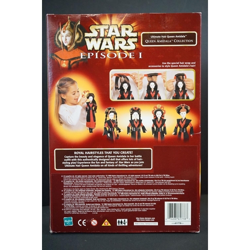 219 - Seven boxed dolls to include 2 x Star Wars (Hidden Majesty Queen Amildala & Ultimate Hair Queen Amid... 