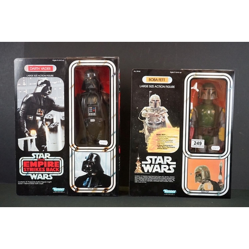 249 - Star Wars - Two original Kenner large size action figures to include Darth Vader and Boba Fett, both... 