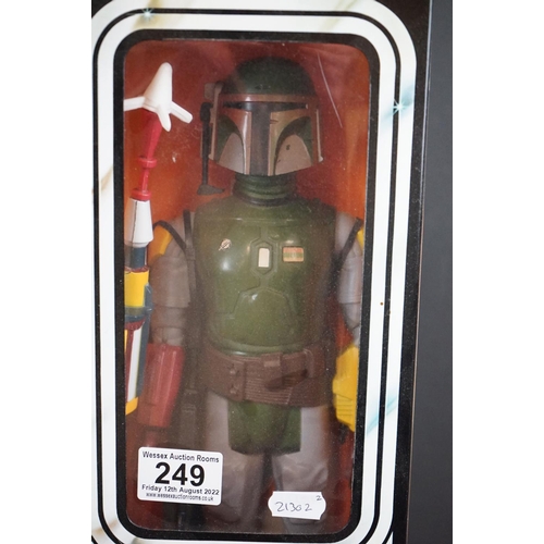 249 - Star Wars - Two original Kenner large size action figures to include Darth Vader and Boba Fett, both... 