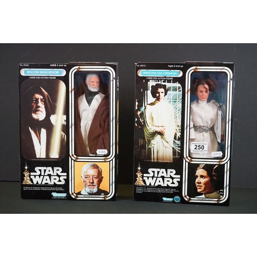 250 - Star Wars - Two original Kenner large size action figures to include Princess Leia Organa and Ben Ob... 