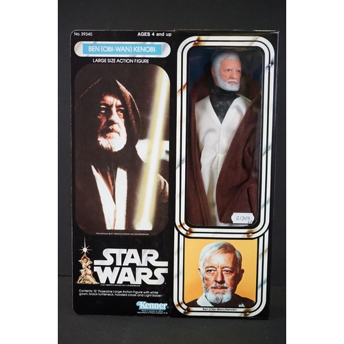 250 - Star Wars - Two original Kenner large size action figures to include Princess Leia Organa and Ben Ob... 