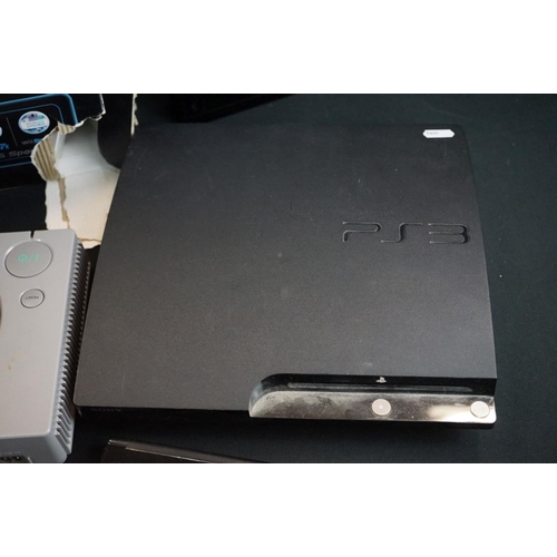 326 - Retro Gaming - Collection of games consoles and accessories to include Playstation 3 (ps3) Slim cons... 