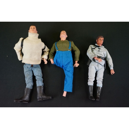 366 - Action Man - 11 Original Pedigree Action Man figures in original outfits, condition varies with some... 