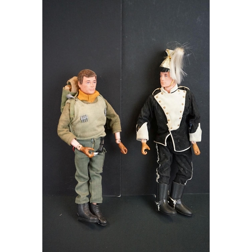 366 - Action Man - 11 Original Pedigree Action Man figures in original outfits, condition varies with some... 