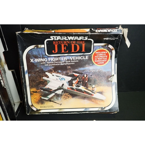 368 - Star Wars - Three original boxed Palitoy vehicle sets to include Millennium Falcon, Rebel Armoured S... 