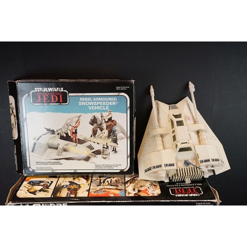 368 - Star Wars - Three original boxed Palitoy vehicle sets to include Millennium Falcon, Rebel Armoured S... 