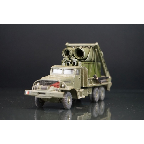 1002 - Boxed Dinky Supertoys 884 Camion Militaire Brockway avec Pont de Bateaux diecast model, with bridge ... 