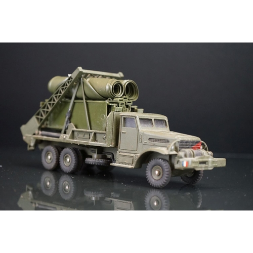 1002 - Boxed Dinky Supertoys 884 Camion Militaire Brockway avec Pont de Bateaux diecast model, with bridge ... 