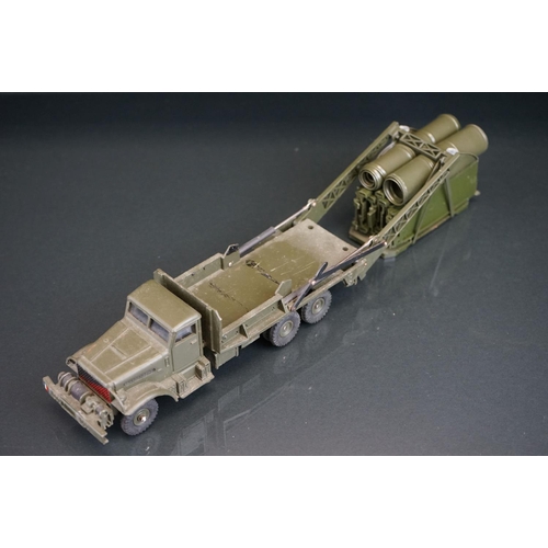 1002 - Boxed Dinky Supertoys 884 Camion Militaire Brockway avec Pont de Bateaux diecast model, with bridge ... 