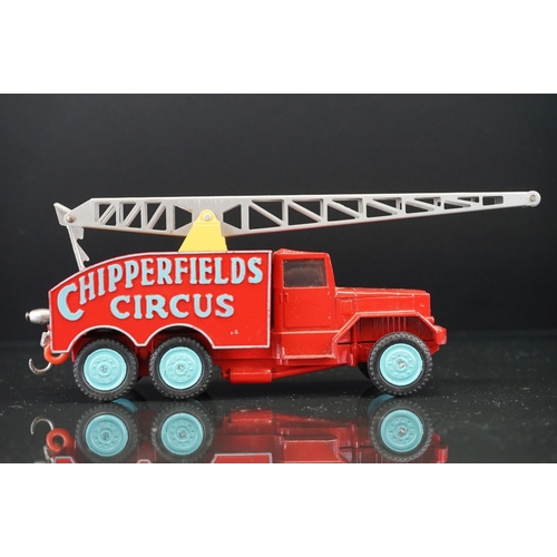 1003 - Two boxed Corgi Chipperfield Circus diecast models to include 1121 Crane Truck (box with split to on... 