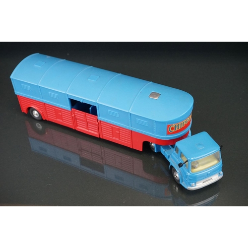 1003 - Two boxed Corgi Chipperfield Circus diecast models to include 1121 Crane Truck (box with split to on... 