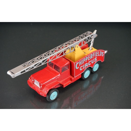 1003 - Two boxed Corgi Chipperfield Circus diecast models to include 1121 Crane Truck (box with split to on... 